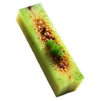 grilled honeydew slice, drizzled with lime juice and topped with a sprinkle of chili powder, png