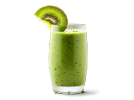 Green Goddess A nutrient packed green smoothie in a modern faceted glass adorned png