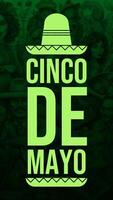 Green Cinco de Mayo Instagram Story template