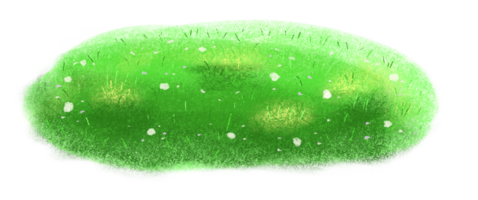 frisch Grün Gras mit Blumen png