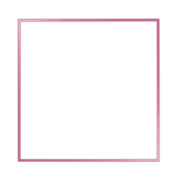 Pink Square Frame on a Transparent Background png