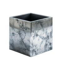 A ceramic cup with a square shape on a transparent background png