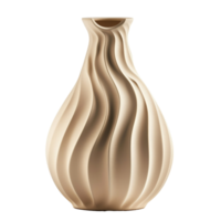 A large, shiny, vase with a spiral design png