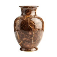 A vase with flowers on it. Against a transparent background. png