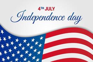 4th July Independence Day Illustration vector