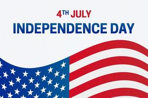 4th July Independence Day Background Illustration vector