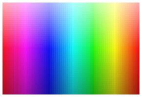 Color Palette with Every Hue vector