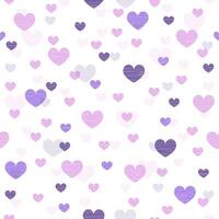 Pink and Purple Heart Pattern Design Background vector