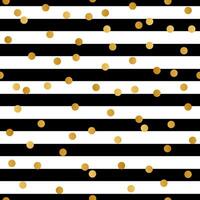 Elegant Black and White Background with Gold Dots vector