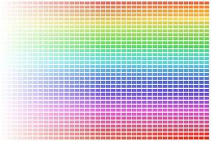 HSV Color Palette with Every Hue Light to Bright vector