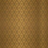 Elegant Gold Rhombus Seamless Pattern Design Background vector
