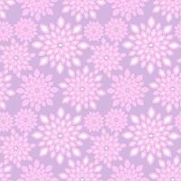 Pink and Purple Floral Repeat Pattern Background Design vector