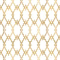 Geometric Gold Rhombus Pattern on White Background vector