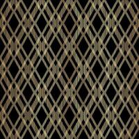 Classic Geometric Rhombus Pattern Background with Stripes in Gold and Black Color vector