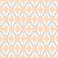 Nice Peach Seamless Pattern with Abstract Rhombus Shapes vector
