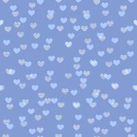 Blue Heart Pattern Design Background vector