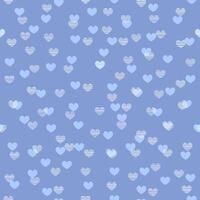 Blue Heart Pattern Design Background vector