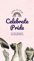 instagram story pride month for social media template