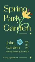 Green Spring Party Garden template