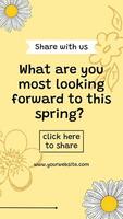Spring Day Quiz template