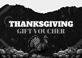 Thanksgiving Gift Voucher Certificate template