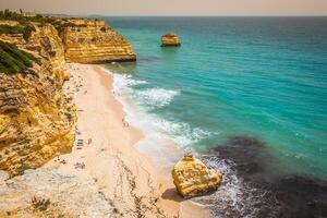 Praia da Marinha - Beautiful Beach Marinha in Algarve, Portugal photo