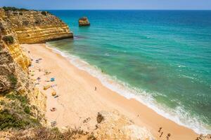 Praia da Marinha - Beautiful Beach Marinha in Algarve, Portugal photo