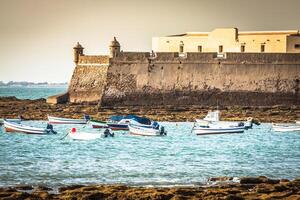 San Sebastian Castle, Cadiz, Spain photo