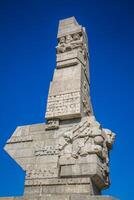 Monumento conmemorando primero batalla de segundo mundo guerra y polaco defensa guerra foto