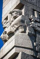 Monumento conmemorando primero batalla de segundo mundo guerra y polaco defensa guerra foto