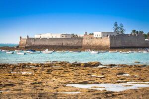 san sebastian castillo, Cádiz, España foto