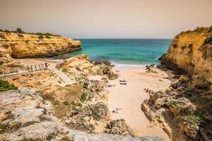 Praia da Marinha - Beautiful Beach Marinha in Algarve, Portugal photo