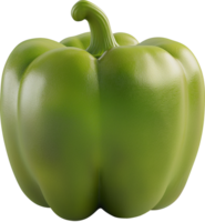 vers groen klok peper geïsoleerd Aan een transparant achtergrond png