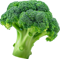 un' fresco verde broccoli verdura isolato su un' trasparente sfondo png