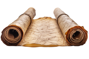 oud papier scroll png