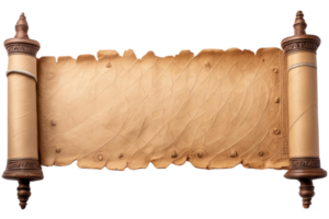 oud papier scroll png