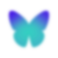 butterfly Gradient blur. png