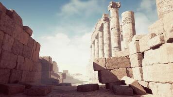 Ancient ruins of Ptolemais near Benghazi photo