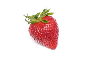 strawberry isolated on white. healthy food red strawberry.juicy straw group. 9 photo