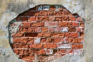 Old brick wall for background. photo