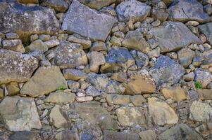 Old brick wall, stone wall, Old Town photo