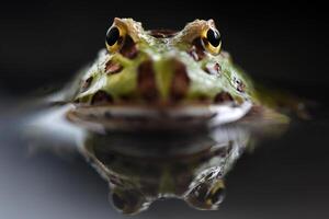 Toad Swimming in Water photo