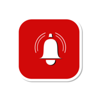 Ring Glocke Symbol isoliert png