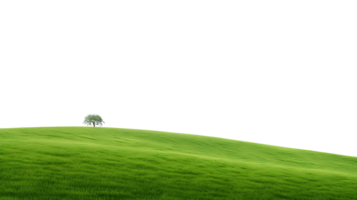 fesselnd Ausschnitte von Grün Hügel Landschaft png