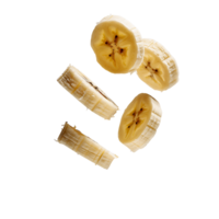 Fun filled Cutouts of Flying Banana Slices png