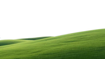 majestätisk grön kullar silhuetter png