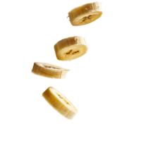 Tropical Delight Banana Slice Silhouettes in the Air png