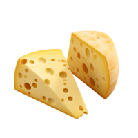 Culinary Indulgence Cutouts of Tasty Cheese png