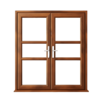 Weathered Wooden Window Frame Cutouts png