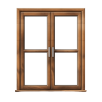 auténtico de madera ventana siluetas png